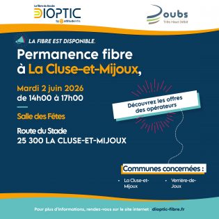 Visuel Réseaux Sociaux Permanence Opérateurs La Cluse-et-Mijoux