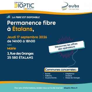 Visuel Réseaux Sociaux Permanence Opérateurs Etalans