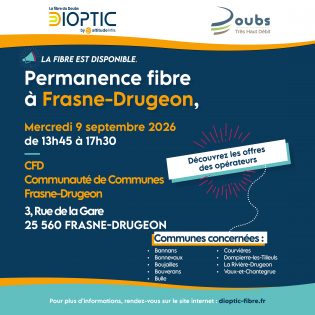 Visuel Réseaux Sociaux Permanence Opérateurs Frasne-Drugeon